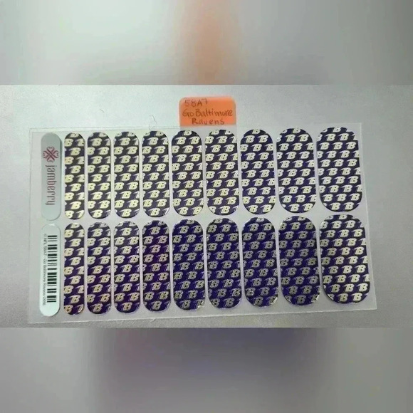 Baltimore Ravens NFL nail wraps - Picture 1 of 1